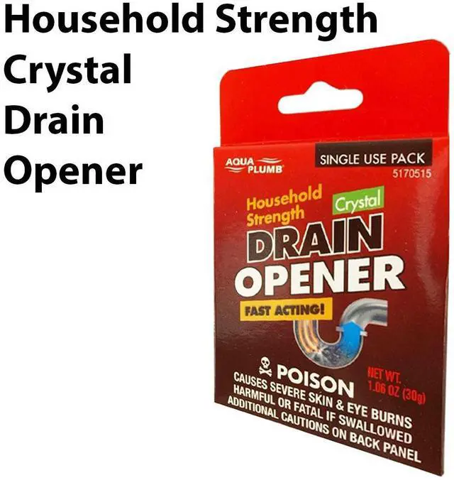 Alt view image 5 of 5 - Household Strength Crystal Drain Opener