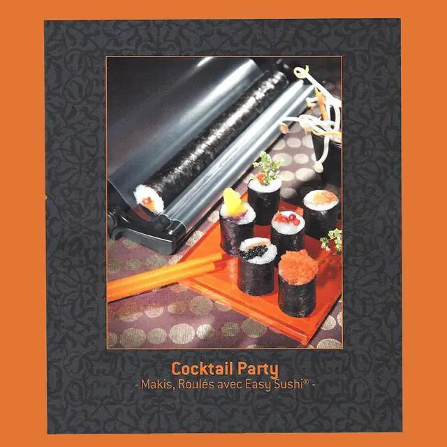 Alt view image 3 of 6 - Legnoart Spicy Easy Sushi Recipe Book Cocktail Party