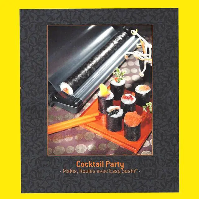 Alt view image 4 of 6 - Legnoart Spicy Easy Sushi Recipe Book Cocktail Party