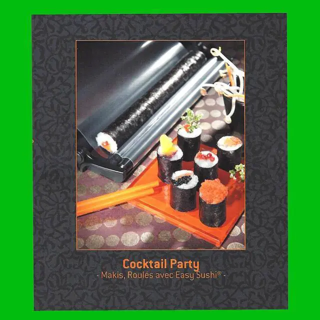 Alt view image 6 of 6 - Legnoart Spicy Easy Sushi Recipe Book Cocktail Party