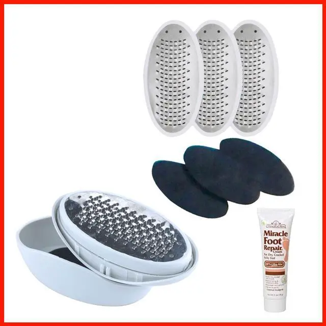 Alt view image 5 of 7 - Egg Pedicure Callus Shaver 3 Replacement Blades Combo Miracle Foot Repair