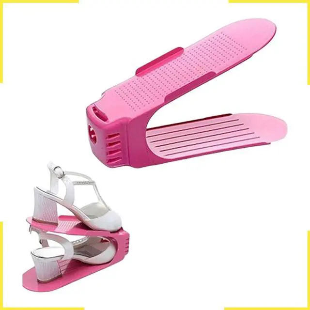 Alt view image 5 of 6 - TV Direct Shoe Double Decker Storage Dorm Rooms Children's Closets Small Closets Optimizing Shoe Org