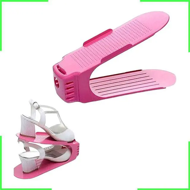 Alt view image 6 of 6 - TV Direct Shoe Double Decker Storage Dorm Rooms Children's Closets Small Closets Optimizing Shoe Org