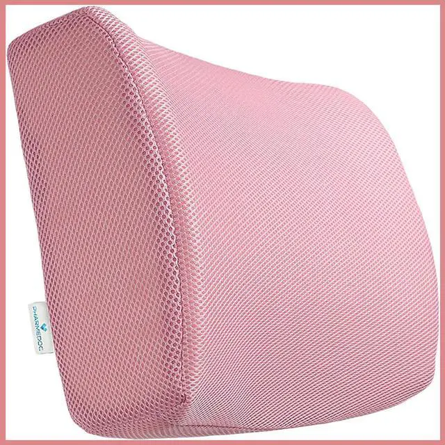 Alt view image 5 of 7 - PharMeDoc  Lumbar Support Cushion- PINK