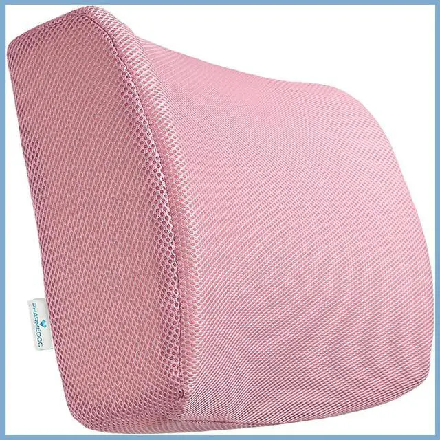 Alt view image 7 of 7 - PharMeDoc  Lumbar Support Cushion- PINK