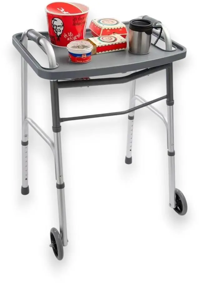 Alt view image 2 of 7 - Deluxe Enhanced Mobility Tray, Gray