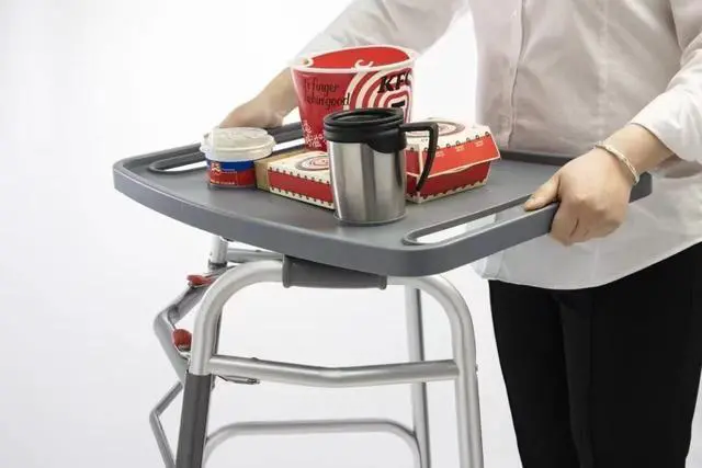 Alt view image 4 of 7 - Deluxe Enhanced Mobility Tray, Gray