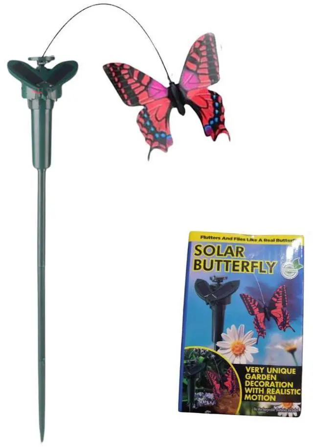 Alt view image 2 of 2 - Solar Butterfly Stake