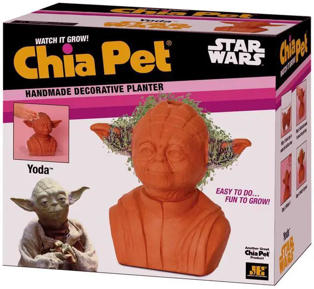 Alt view image 10 of 10 - Star Wars Yoda Chia Pet Decorative Planter
