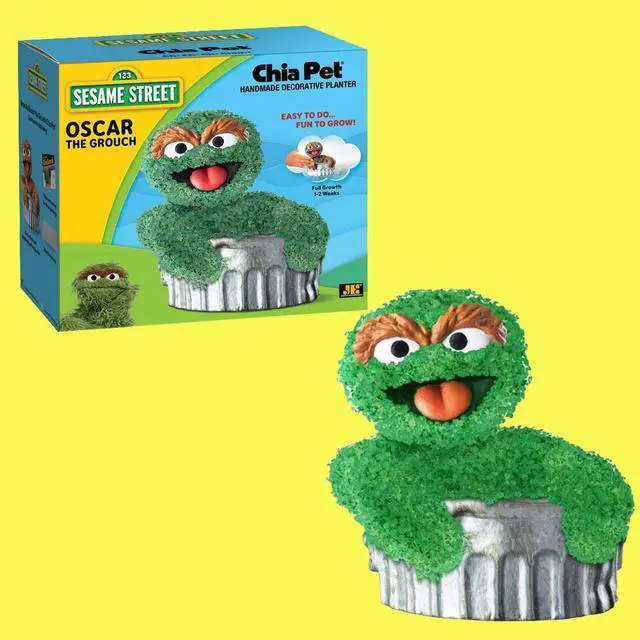 Alt view image 5 of 6 - Chia Pet Planter - Sesame Street - Oscar the Grouch