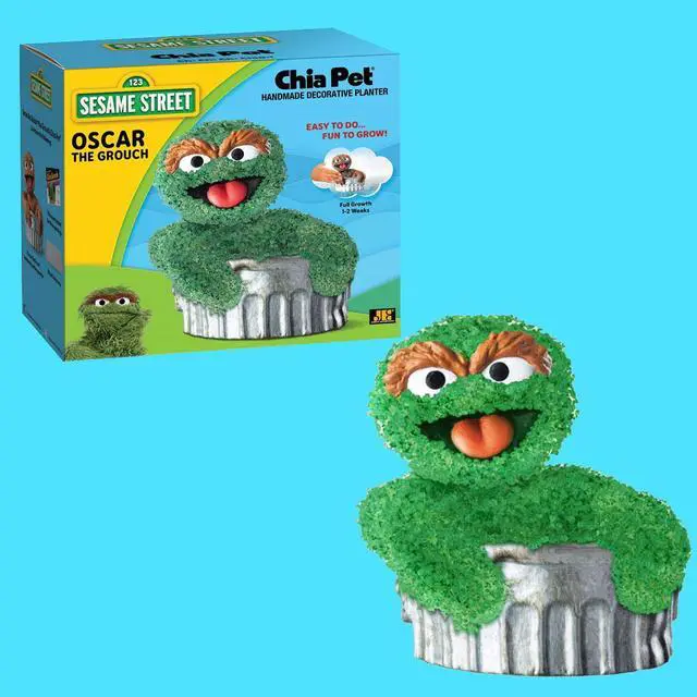 Alt view image 6 of 6 - Chia Pet Planter - Sesame Street - Oscar the Grouch