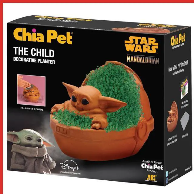 Alt view image 6 of 6 - Chia Pet Planter - Star Wars Baby Yoda