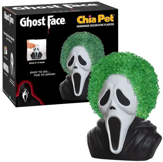 Alt view image 6 of 6 - Chia Pet Planter - Ghostface