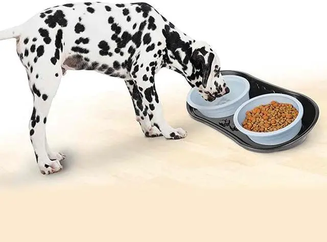 Alt view image 4 of 4 - Non-Skid Pet Bowl Tray, Black