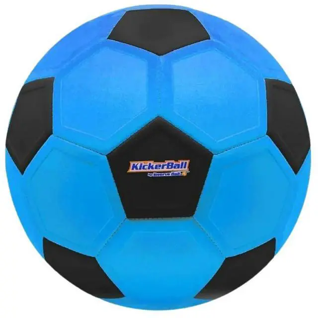 Main image of KickerBall by Swerve Sports  Curve & Trick Soccer Ball  Electric Blue