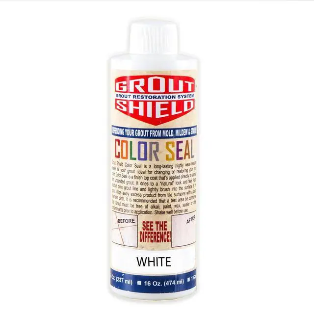 Alt view image 5 of 6 - Grout Shield GS8IWH 8-Ounce Color Seal Kit, White