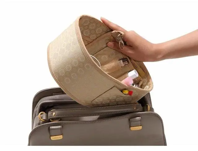 Alt view image 2 of 5 - Purse Brite Handbag Organizer - 10-Pocket Lightweight Insert with LED Light