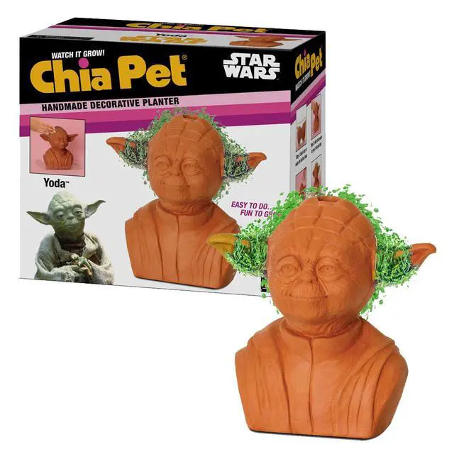 Alt view image 5 of 10 - Star Wars Yoda Chia Pet Decorative Planter