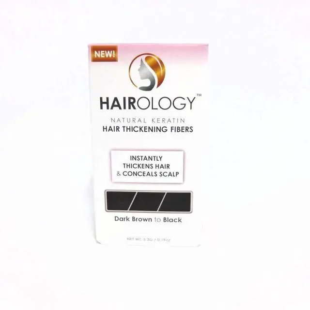 Alt view image 3 of 5 - Hairology Natural Keratin Hair Thickening Fibers (Dark Brown to Black)