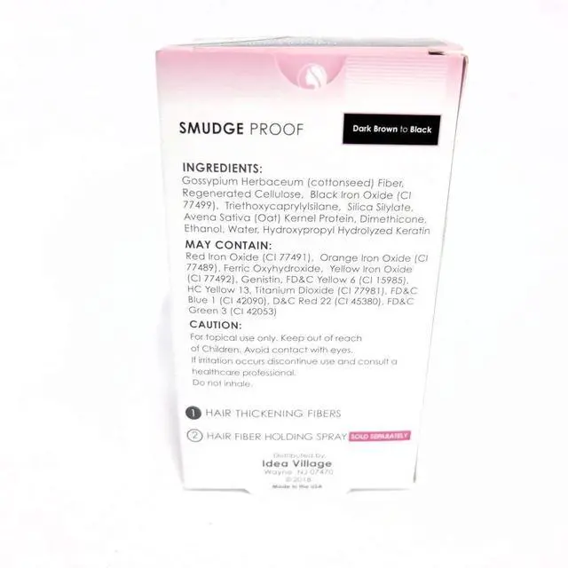 Alt view image 4 of 5 - Hairology Natural Keratin Hair Thickening Fibers (Dark Brown to Black)