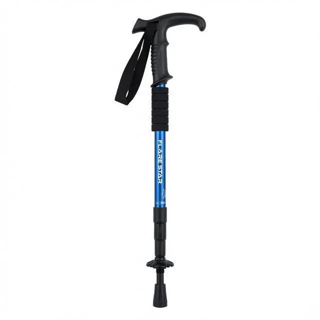 Main image of Flare Star Adjustable Telescopic Trekking Poles - Collapsible Hiking Walking Sticks (Assorted)