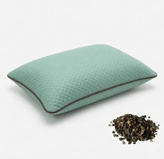 Main image of SobaMakura Buckwheat Pillow - The Original Buckwheat Pillow - Seafoam Green