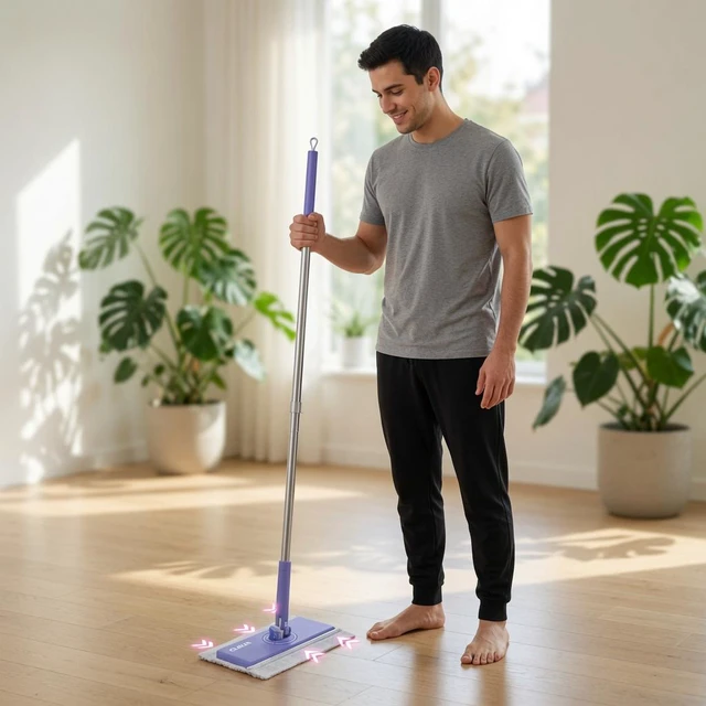 Alt view image 3 of 3 - ClicLak Mop Kit -Disposable Sweeper Dust Mop