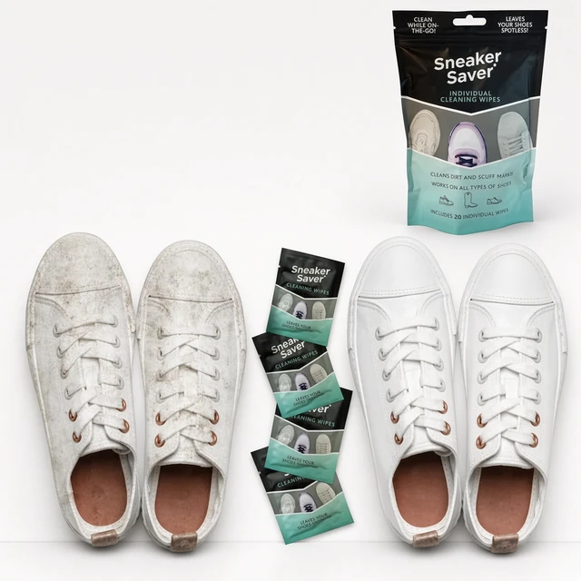 Alt view image 2 of 4 - Sneaker Saver Shoe Dual Sided Cleaning Wipes - 20 Count