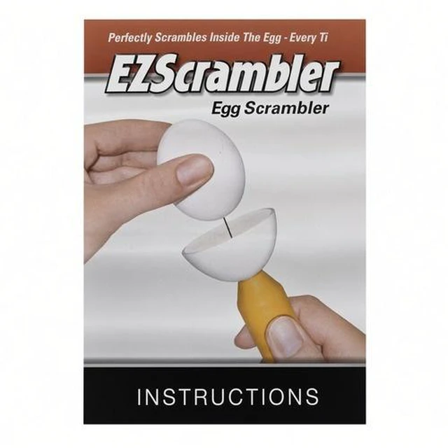 Alt view image 6 of 6 - EZScrambler Egg Scrambler Mixes Yolk Inside Shell