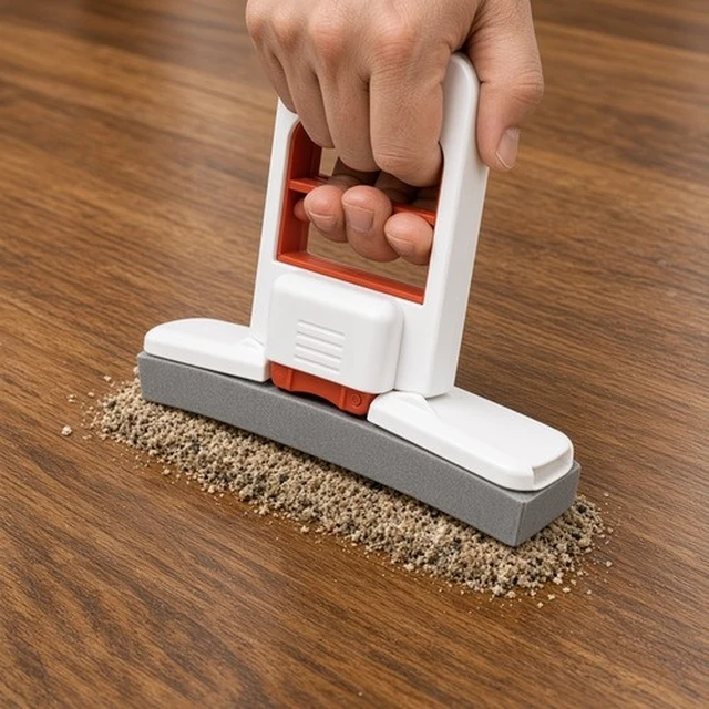 Alt view image 2 of 5 - TOTAL Vision Foldable Desktop Squeegee Mop 2-Pack