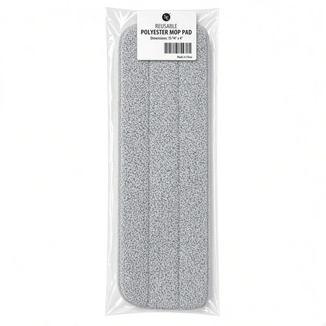 Alt view image 4 of 5 - 53" Telescopic Floor Mop with Reuseable Mop Pad