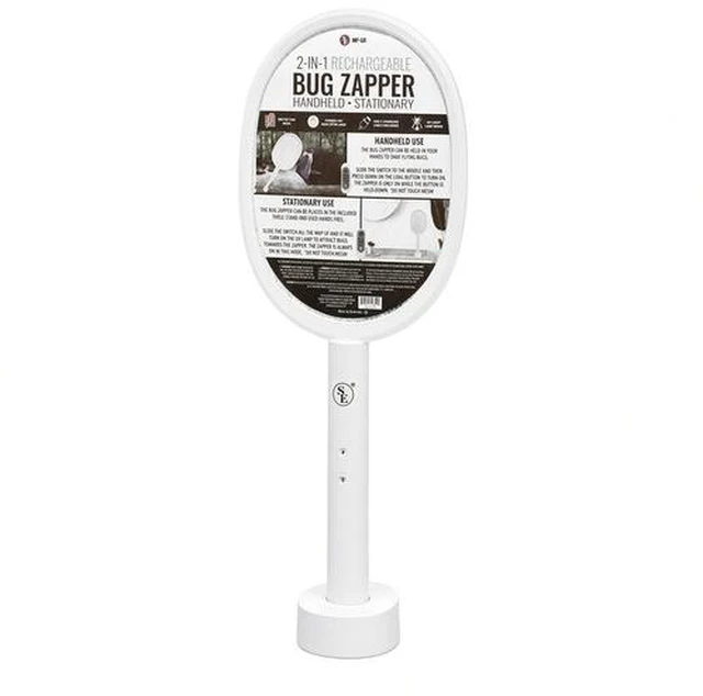 Main image of 2-in-1 Rechargeable Bug Zapper Handheld Stationary