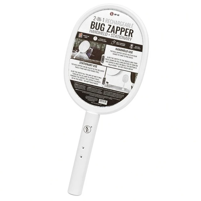 Alt view image 2 of 4 - 2-in-1 Rechargeable Bug Zapper Handheld Stationary