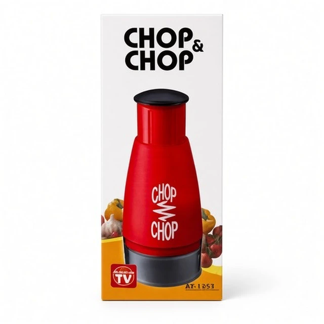 Alt view image 4 of 5 - Hand Press Vegetable, Herb and Nut Chopper Assorted Colors