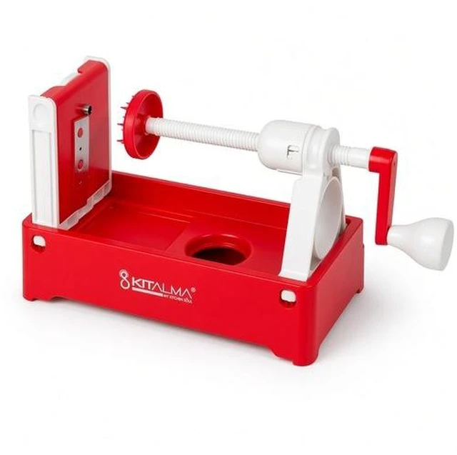 Main image of Kitalma Tabletop Vegetable Spiralizer with Bonus Whisk Tong