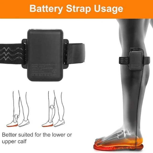 Alt view image 6 of 7 - Heated Insoles App Controlled 5000mAh Rechargeable, Unisex