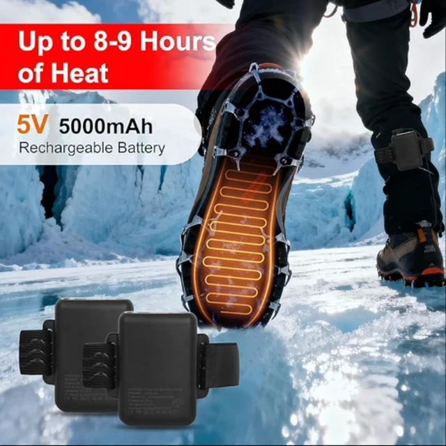 Alt view image 3 of 7 - Heated Insoles App Controlled 5000mAh Rechargeable, Unisex
