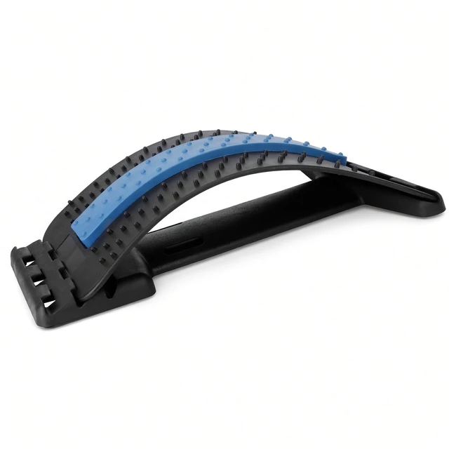 Alt view image 4 of 4 - Waist Relax Mate Back Stretching Mat Lumbar Support Massager