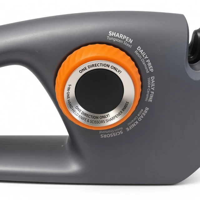 Alt view image 4 of 4 - 5-in-1 Handheld Knife & Scissors Sharpener