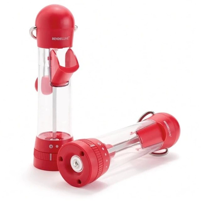 Alt view image 4 of 5 - KOCHBLUME Set of 2 Ratchet Grinders Ceramic - RED