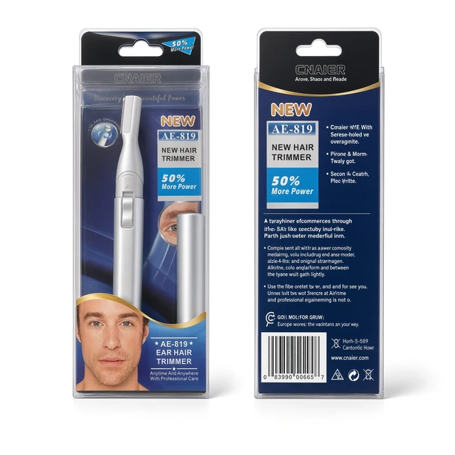 Alt view image 3 of 3 - CNAIER AE-819 Ear and Facial Hair Trimmer