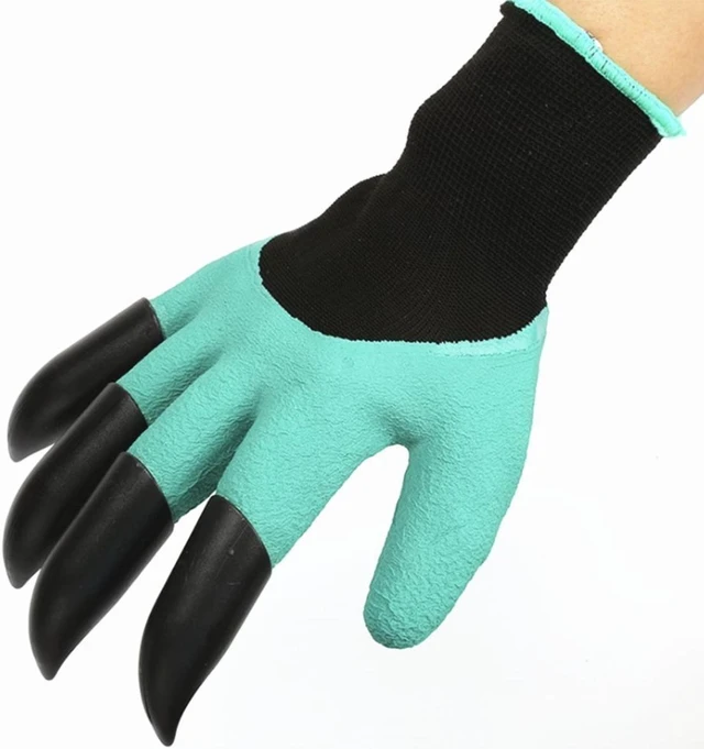 Alt view image 2 of 10 - Garden Gloves - Built in 4 Claws for Easy Gardening