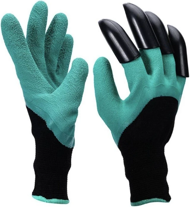 Alt view image 4 of 10 - Garden Gloves - Built in 4 Claws for Easy Gardening