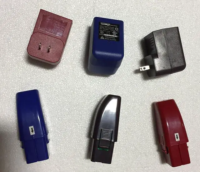 Alt view image 3 of 5 - Wall Charger and Replacement Battery for Original Cordless Swivel Sweeper Models