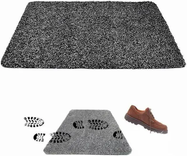Alt view image 6 of 7 - Clean Step Mat Doormat - Gray  (18" x 28") 2 Pack