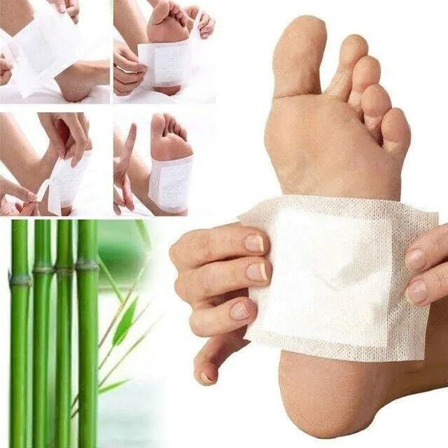 Main image of Chikusaku Gold Super Bamboo Vinegar Foot Detox Patches - 32 Pack