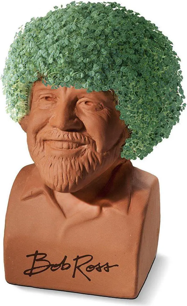 Alt view image 2 of 11 - Chia Pet Planter - Bob Ross