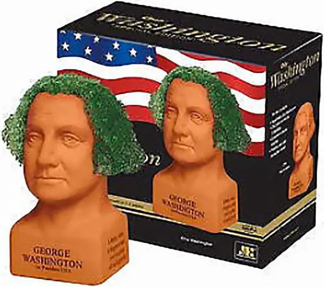 Alt view image 4 of 5 - Chia George Washington Decorative Planter