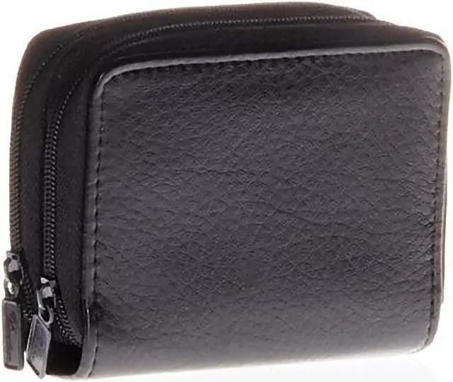 Main image of Accordion Cardholder Wallet for Credit Cards and IDs - Black
