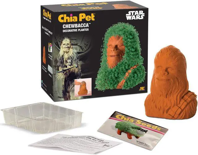 Alt view image 6 of 8 - Star Wars Chewbacca Chia Pet Decorative Planter